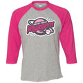 Pink Youth 3/4 Raglan Baseball Tee