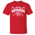 Red Crossed Bats Tee
