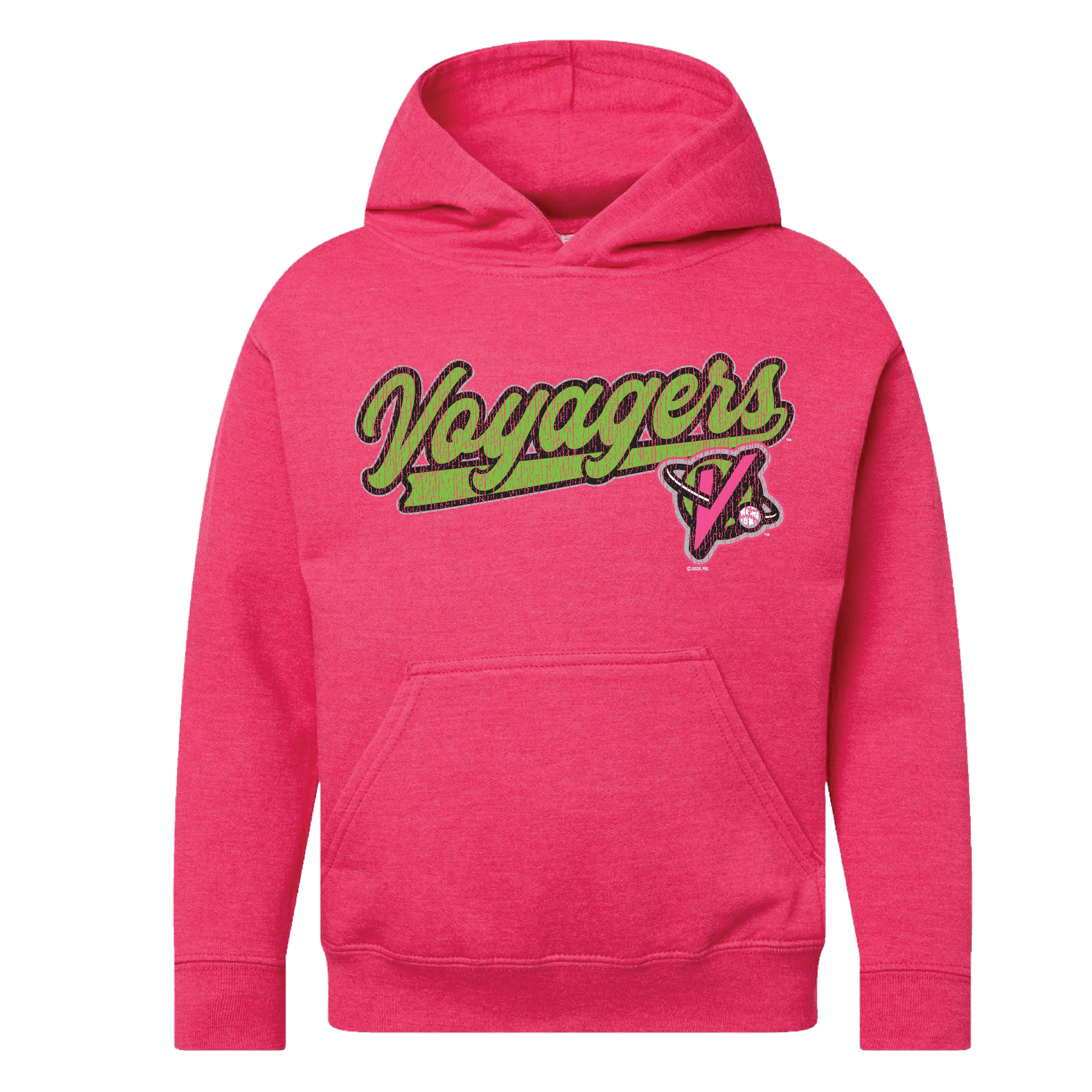 Youth Pink Vintage Hoodie