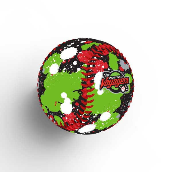 Paint Splatter Baseball